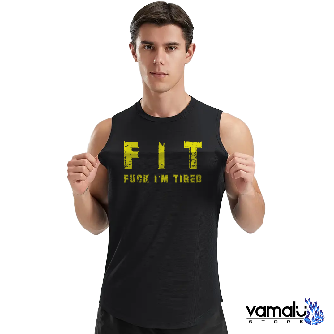 Fit - Fuck I'm Tired - Camiseta Deportiva