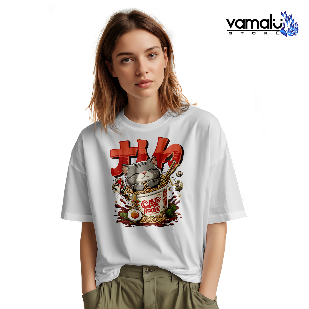 Ramen Cat | T-Shirt Personalizado