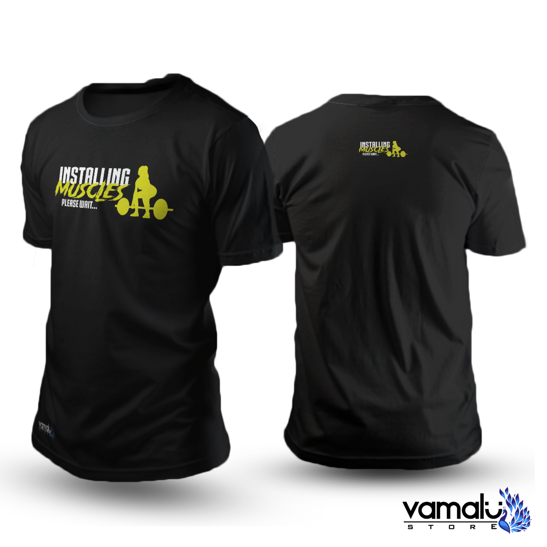 Installing Muscles Please Wait… | T-Shirt