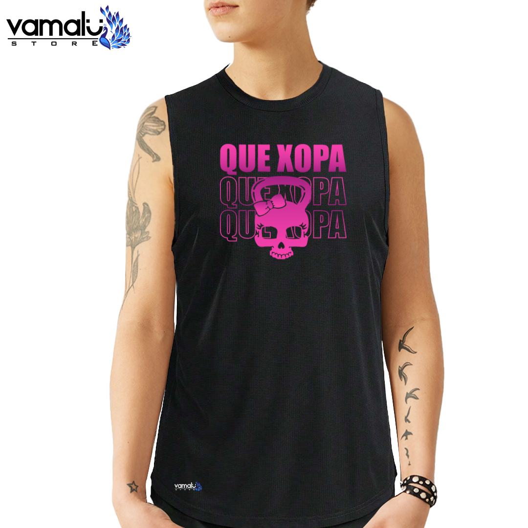 Que Xopa Kettebell Skull - Camiseta Deportiva